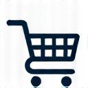 Ícone de carrinho de compras online